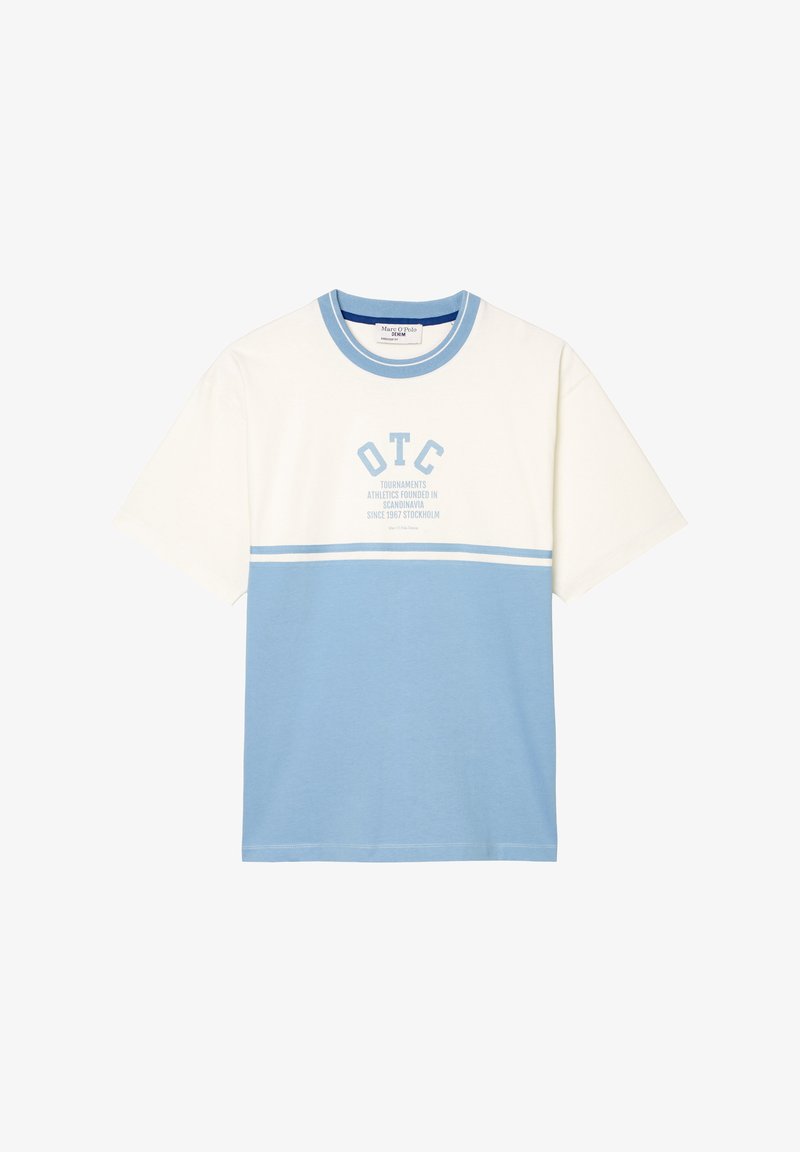 Marc O'Polo DENIM SHORT SLEEVE OVERSIZED FIT - T-Shirt Print - Multi/blue
