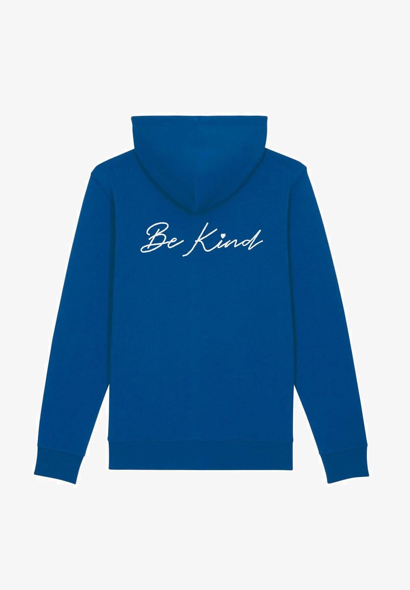  BE KIND NEW EMBROIDERED UNISEX - Kapuzenpullover - Blue