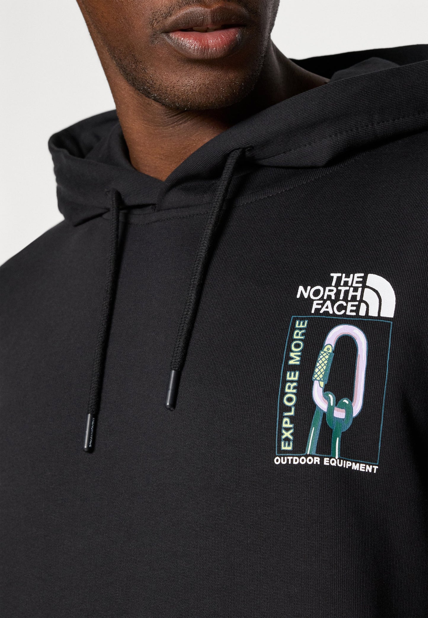 The North Face EXPLORE GEAR RELAXED HOODIE UNISEX - Hoodie - Black