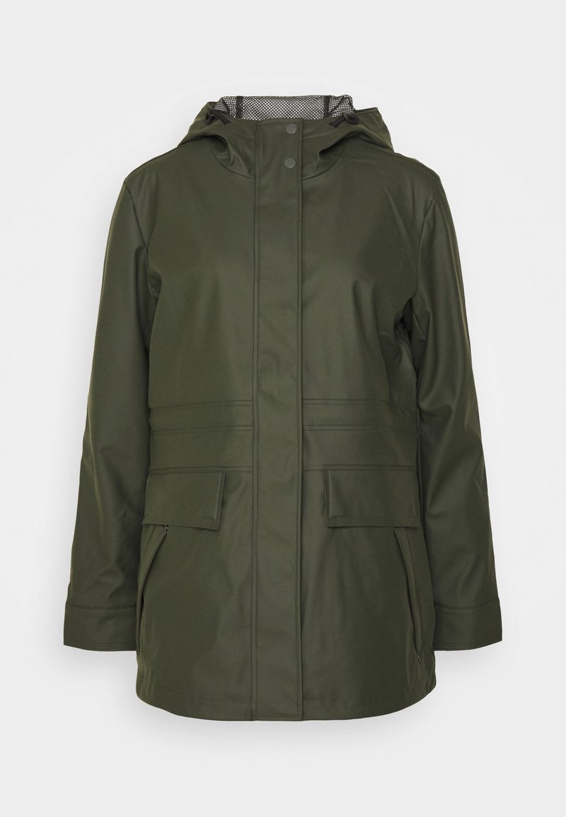 Hunter ORIGINAL WOMENS RAIN JACKET - Parka - Dark Olive