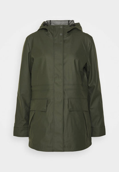Hunter ORIGINAL WOMENS RAIN JACKET - Parka - Dark Olive