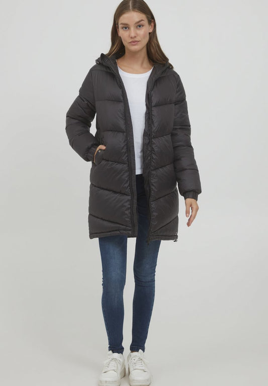 OXMO TABATA - Wintermantel - Black
