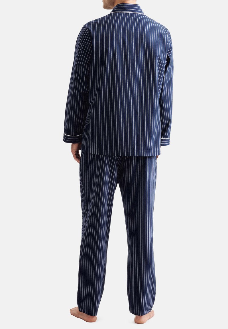 Seidensticker BASIC - Nachtwäsche Set - Navy Check