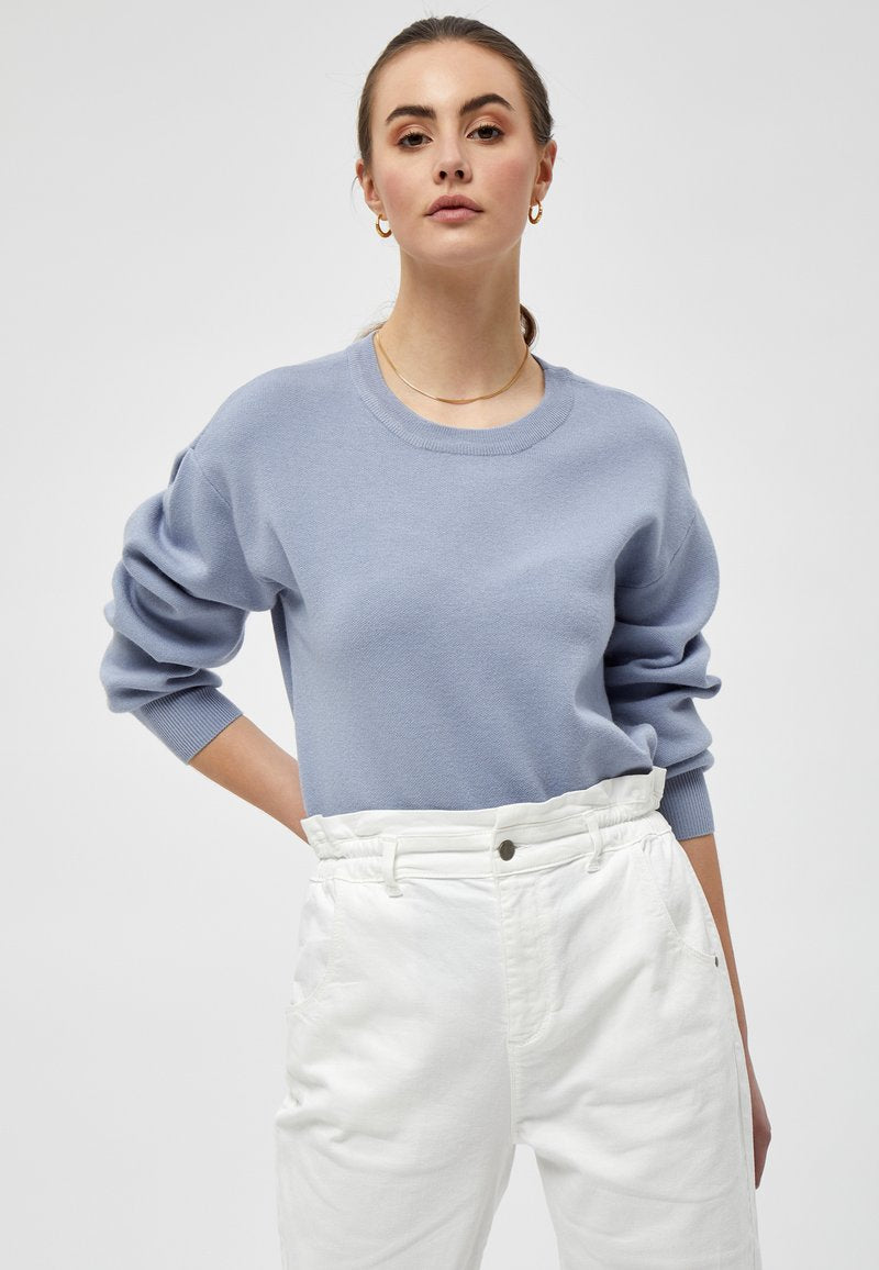 Minus LUPI - Strickpullover - Dusty Blue