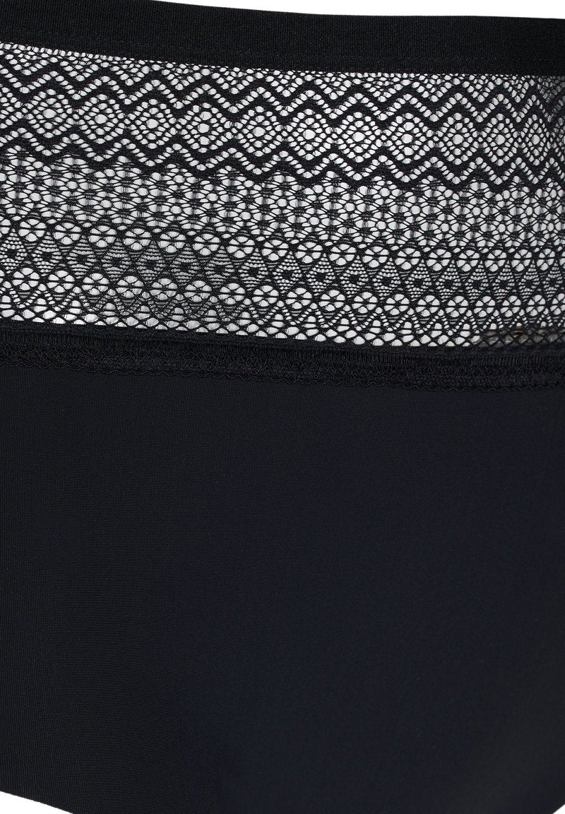  MIT EXTRA HOHER TAILLE - Slip - Black