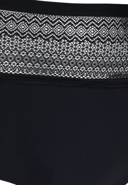  MIT EXTRA HOHER TAILLE - Slip - Black