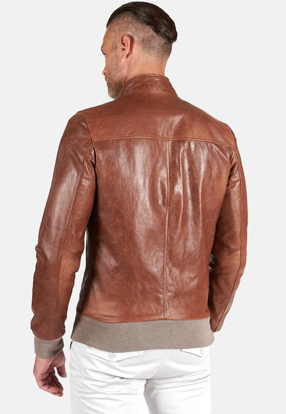  Lederjacke - Tan