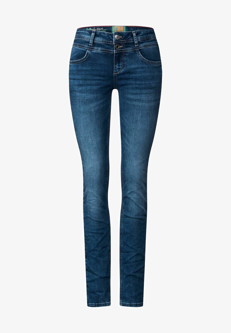 STREET ONE Jeans Slim Fit - Blau