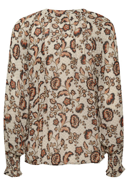 Part Two KETTAPW BL - Bluse - Koi Japanese Flower Print