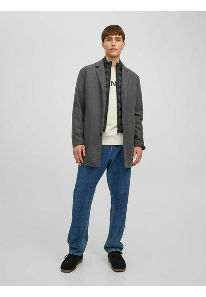 JACK&JONES Premium JJTOMMY INSERT COAT - Klassischer Mantel - Grey Melange