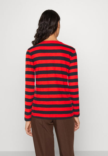 Marks & Spencer POCKET TEE - Langarmshirt - Red Mix
