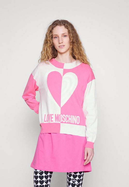 LOVE MOSCHINO Strickpullover - Fuchsia