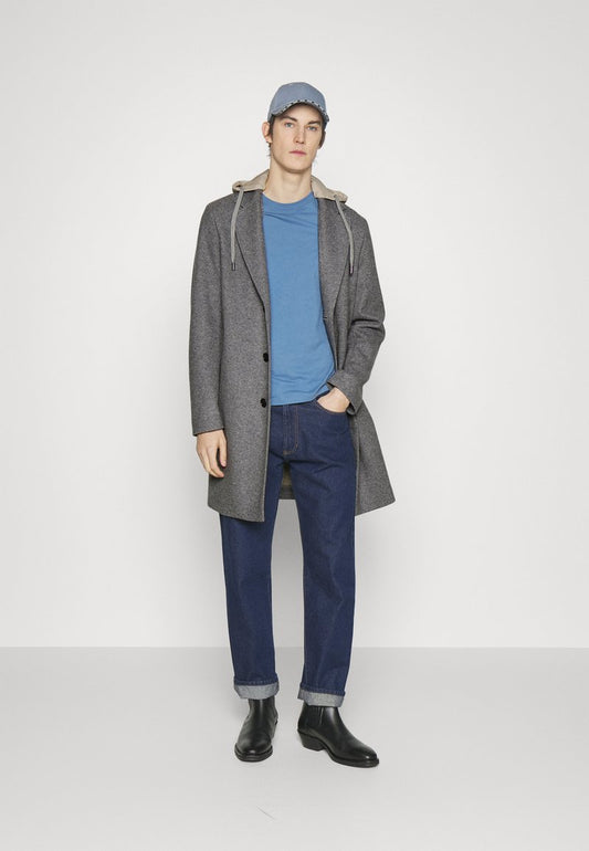 Boss CAM HOOD - Kurzmantel - Dark Grey