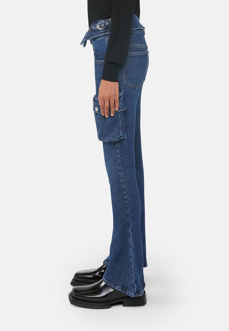 Trussardi 5 POCKET - Jeans Bootcut - Blue