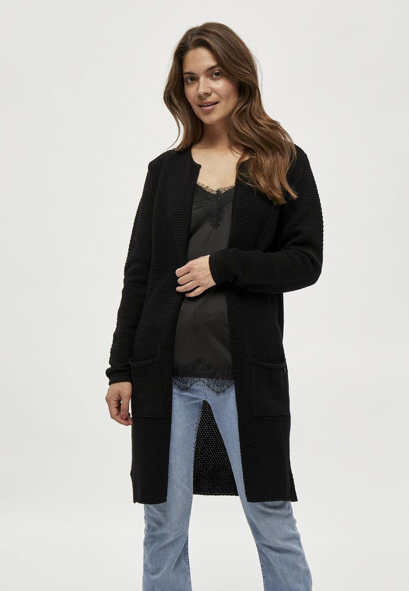 Minus VIBE - Strickjacke - Black