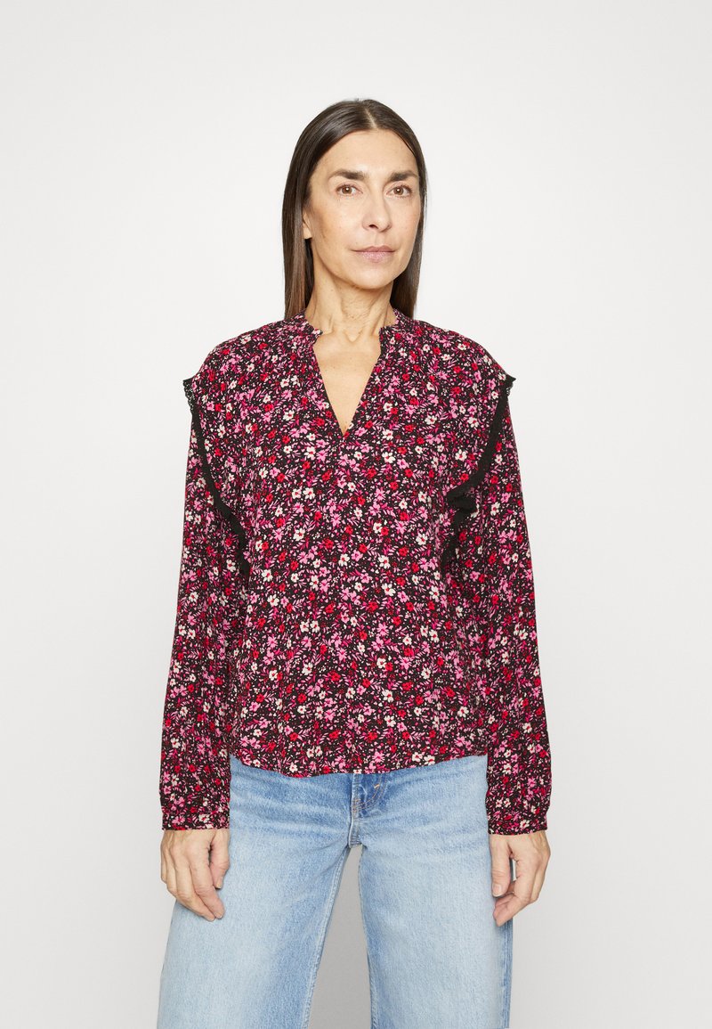 Marks & Spencer RUFFLE BLOUSE - Bluse - Pink Mix