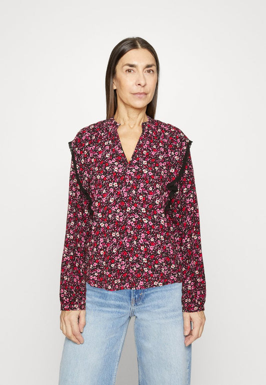 Marks & Spencer RUFFLE BLOUSE - Bluse - Pink Mix