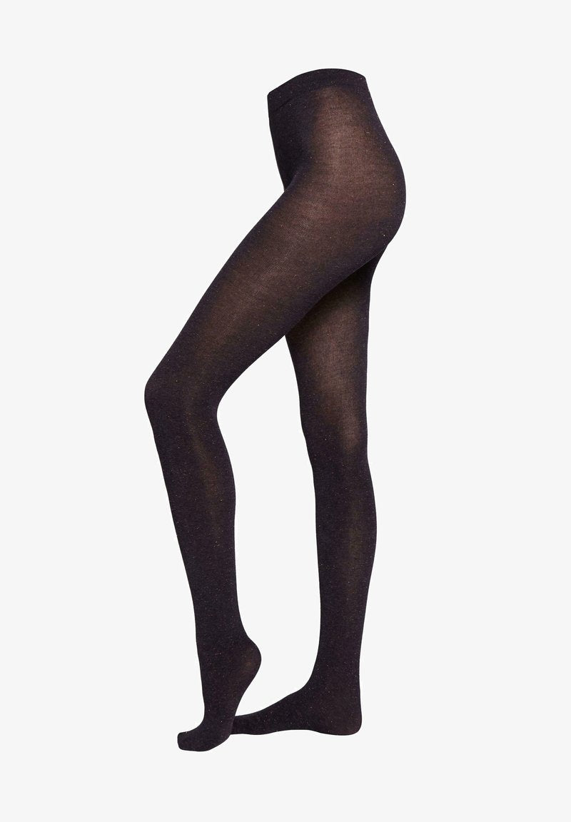 Calzedonia BLICKDICHTE MIT GLITZER - Strumpfhose - Schwarz Light Black/silver Glitter