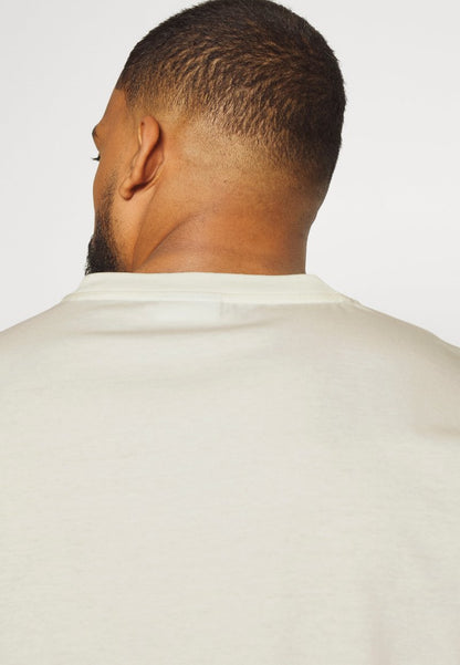 Calvin Klein FRONT LOGO - T-Shirt Print - Vanilla Ice