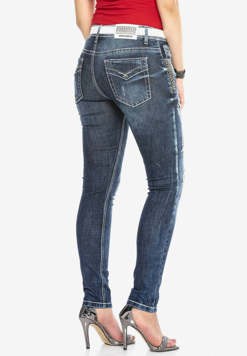 Cipo & Baxx Jeans Skinny Fit - Blue