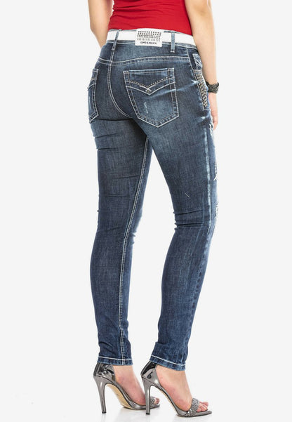 Cipo & Baxx Jeans Skinny Fit - Blue