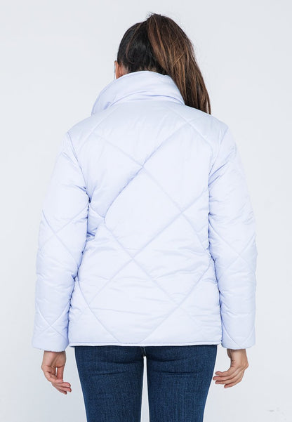 MIT STEHKRAGEN - Winterjacke - Lilac