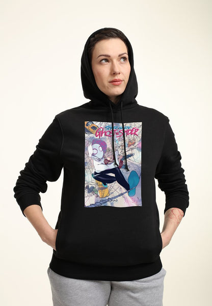 Henry Tiger SPIDER-MAN CLASSIC SPIDER-GWEN - Kapuzenpullover - Black