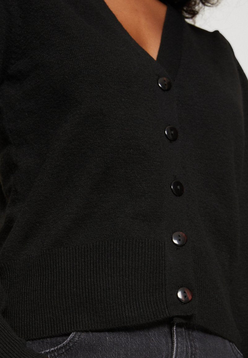 ICHI IHALPA - Strickjacke - Black