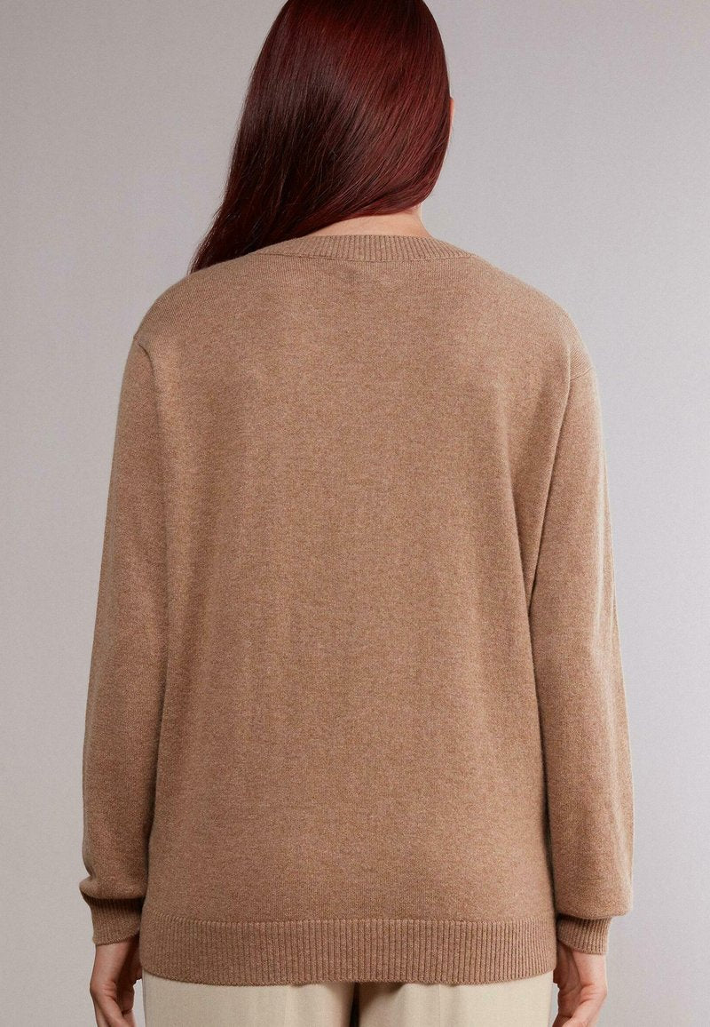  MIT U BOOT AUSSCHNITT - Strickpullover - Rhum