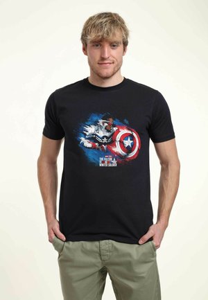 Vilebrequin RAIATEA MEDIUM - T-Shirt Print - Navy