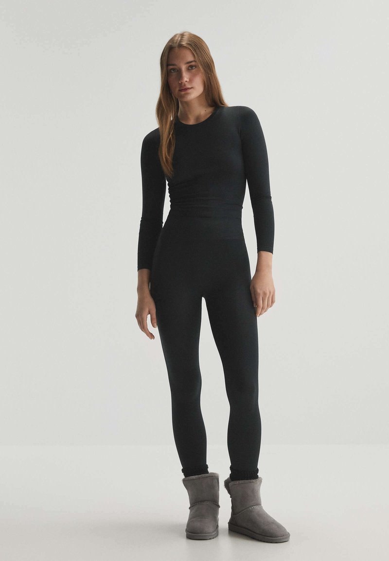 Oysho SEAMLESS-THERMO - Tights - Black