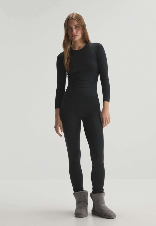 Oysho SEAMLESS-THERMO - Tights - Black