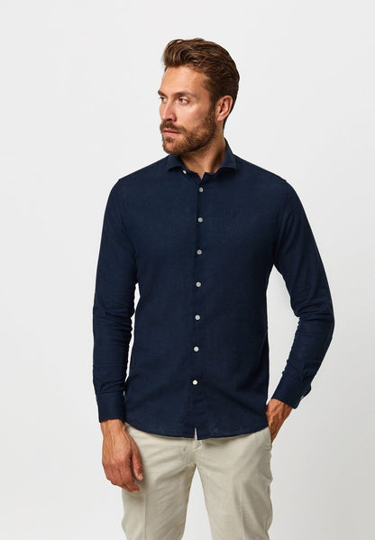 Profuomo SLIM FIT - Hemd - Navy