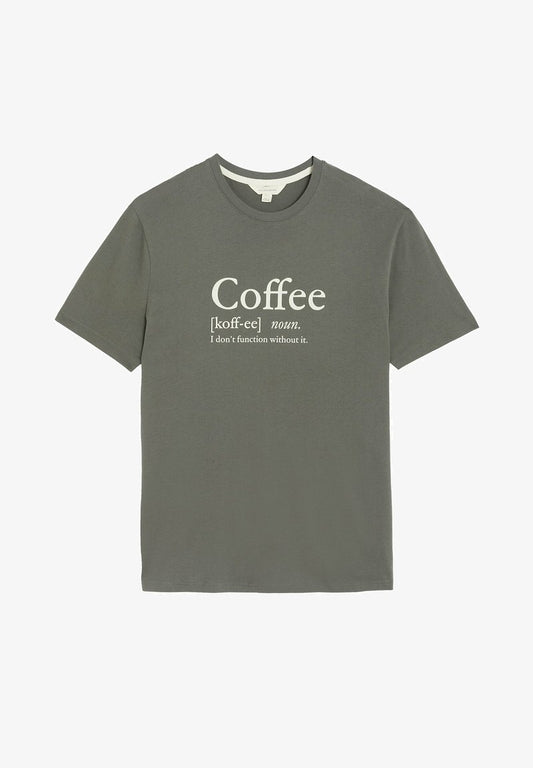 Marks & Spencer SLOGAN - Nachtwäsche Shirt - Green Mix