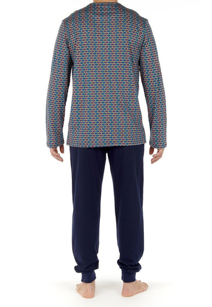Hom Pyjama - Navy Print
