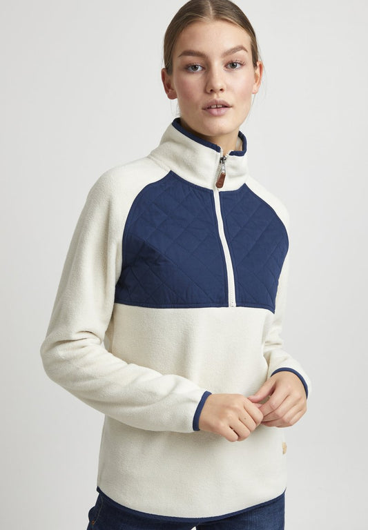 OXMO OXMALITA - Fleecepullover - Oatmeal