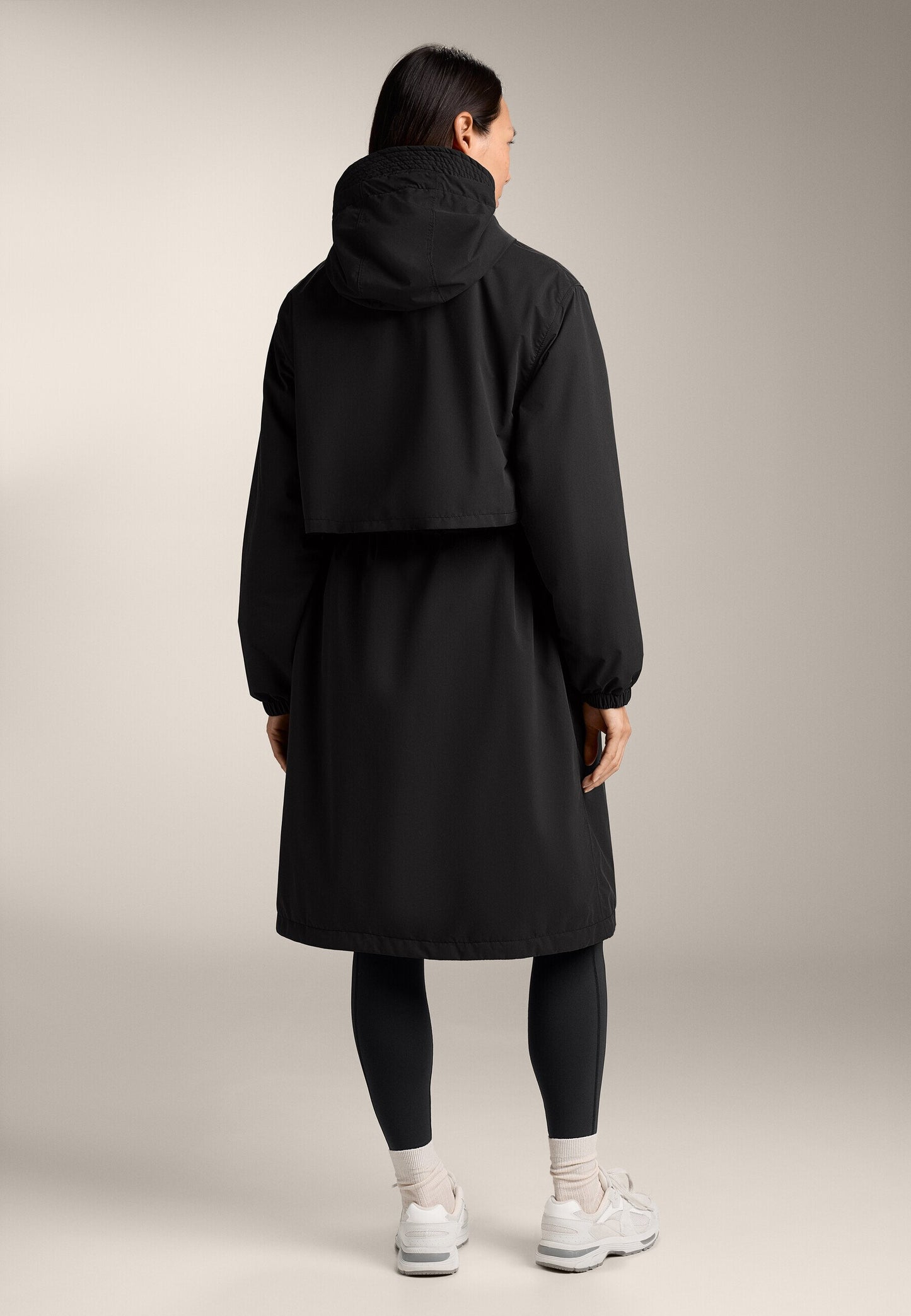 Oysho FELLEX® AEROGEL 10K WATERPROOF LONG PADDED - Waterproof Jacket - Black
