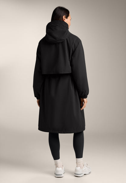 Oysho FELLEX® AEROGEL 10K WATERPROOF LONG PADDED - Waterproof Jacket - Black