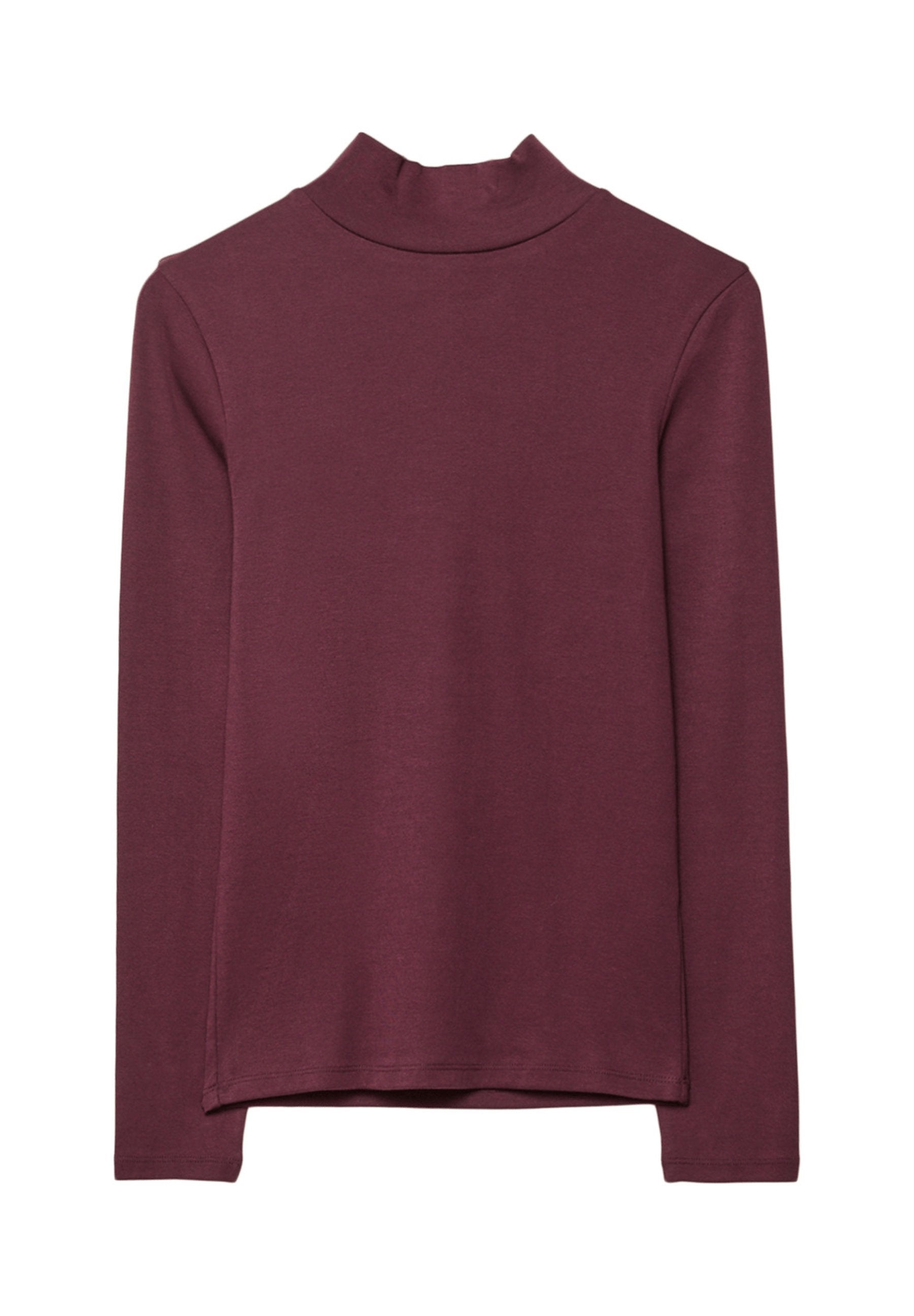 Stradivarius BASIC HIGH NECK - Long Sleeved Top - Green