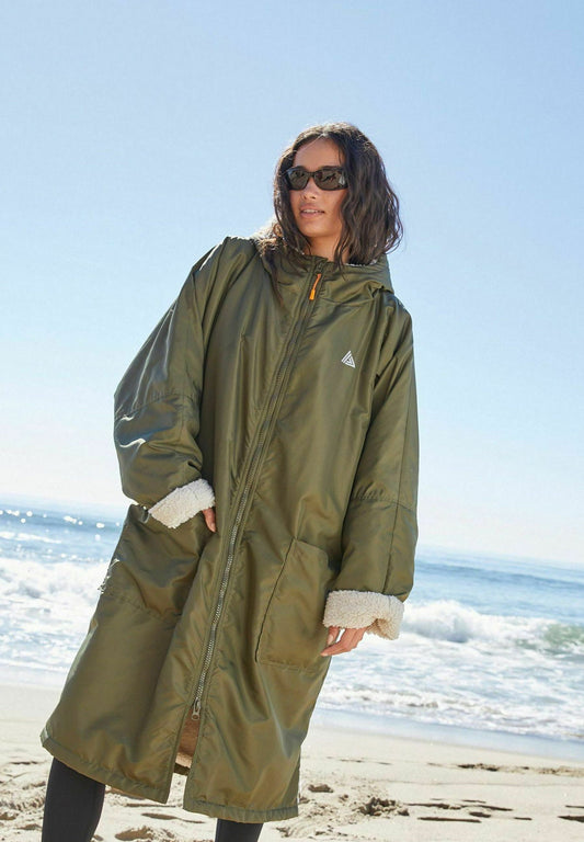 Next CHANGING ROBE - Winter Coat - Khaki Green