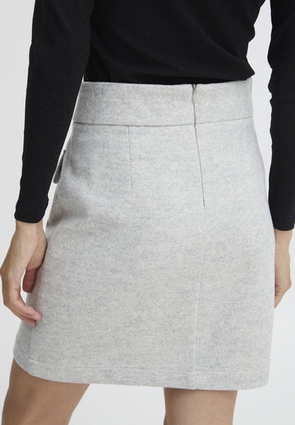 B.young DASION - A-Linien-Rock - Light Grey Melange