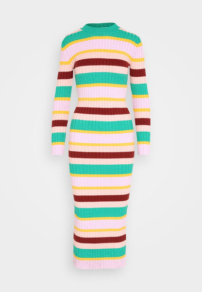 YASPEREGRINE DRESS - Strickkleid - Jelly Bean/multicolor