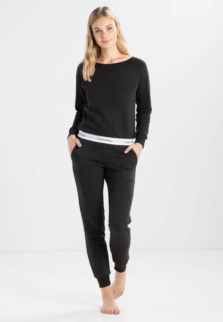 CALVIN KLEIN UNDERWEAR BOTTOM PANT JOGGER - Nachtwäsche Hose - Black