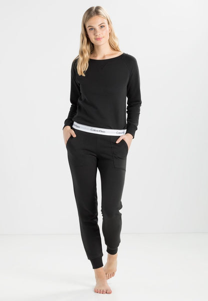 CALVIN KLEIN UNDERWEAR BOTTOM PANT JOGGER - Nachtwäsche Hose - Black