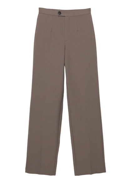 PULL & BEAR STRAIGHT-LEG DARTED -SMART - Trousers - Grey