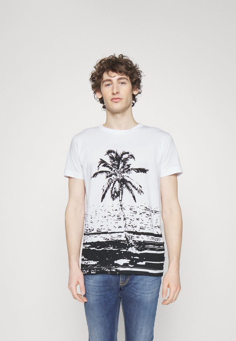 Joop Jeans AGNUS - T-Shirt Print - White