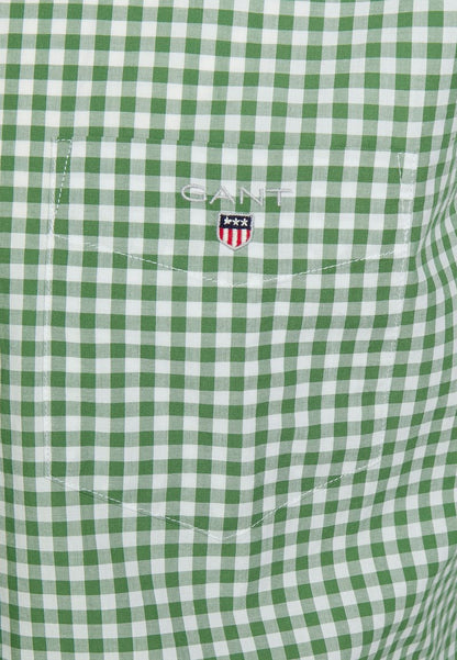 Gant BROADCLOTH GINGHAM - Hemd - Leaf Green