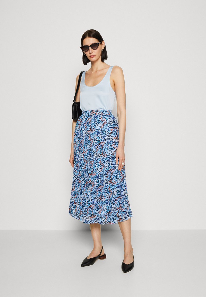 Marks & Spencer PLEAT SKIRT - A-Linien-Rock - Multi