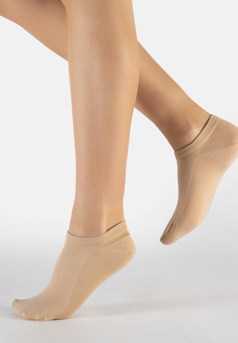  PACK 6 PAIRS - MICROFIBER - Socken - Beige
