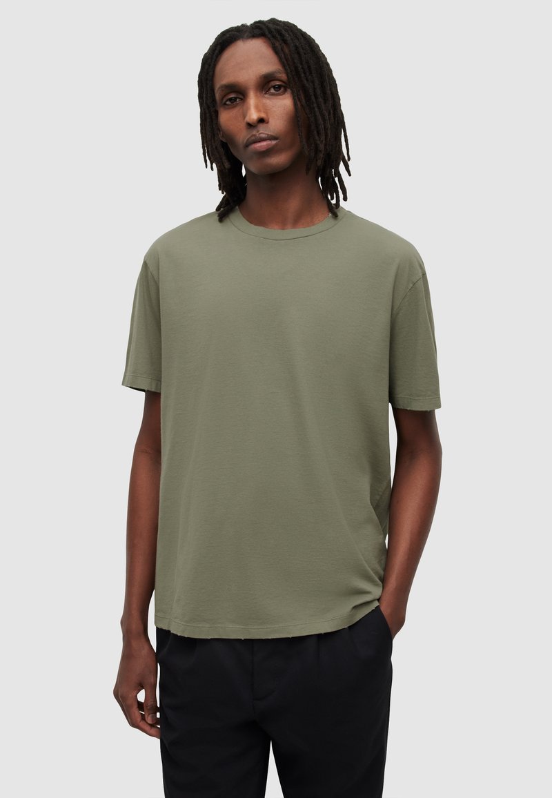 AllSaints BODHI SS CREW - T-Shirt Basic - Green